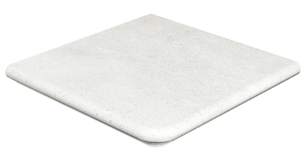 Blanco Esquina Anti-Slip 33x33